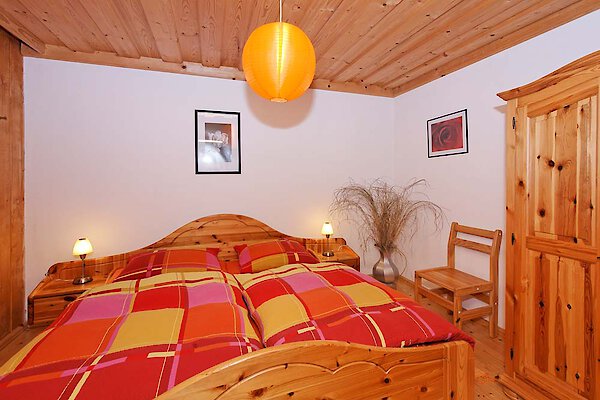 Schlafzimmer Fewo in Bayern